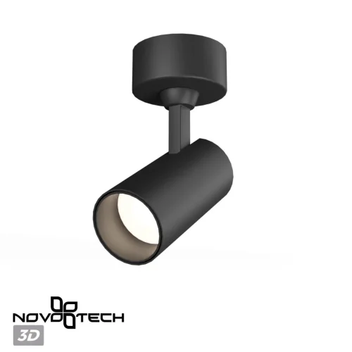 Спот с 1 лампой LED Selene 359230 Novotech чёрный LED в стиле современный хай-тек  фото 4